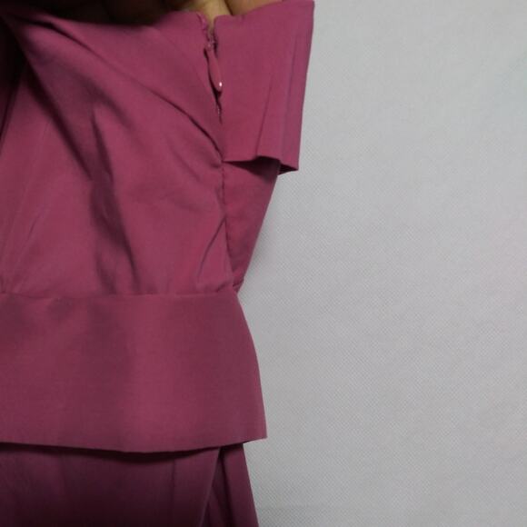 BCBG Max Azria Sleeveless Top with Embroidered Hem Bow Tie Back Size M - Picture 4 of 9